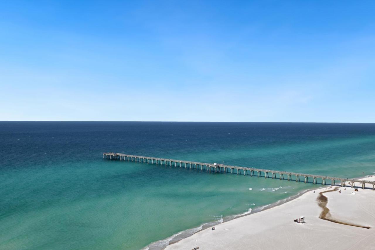 Beachfront Stunning View 100 Ft Long Swimming Pool Apartment Panama City Beach